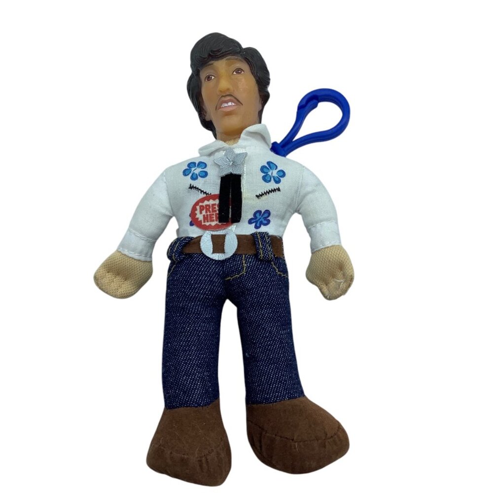 Vtg 2005 SWEET PEDRO Napoleon Dynamite Plush Doll Keychain Clip 7" Not Working